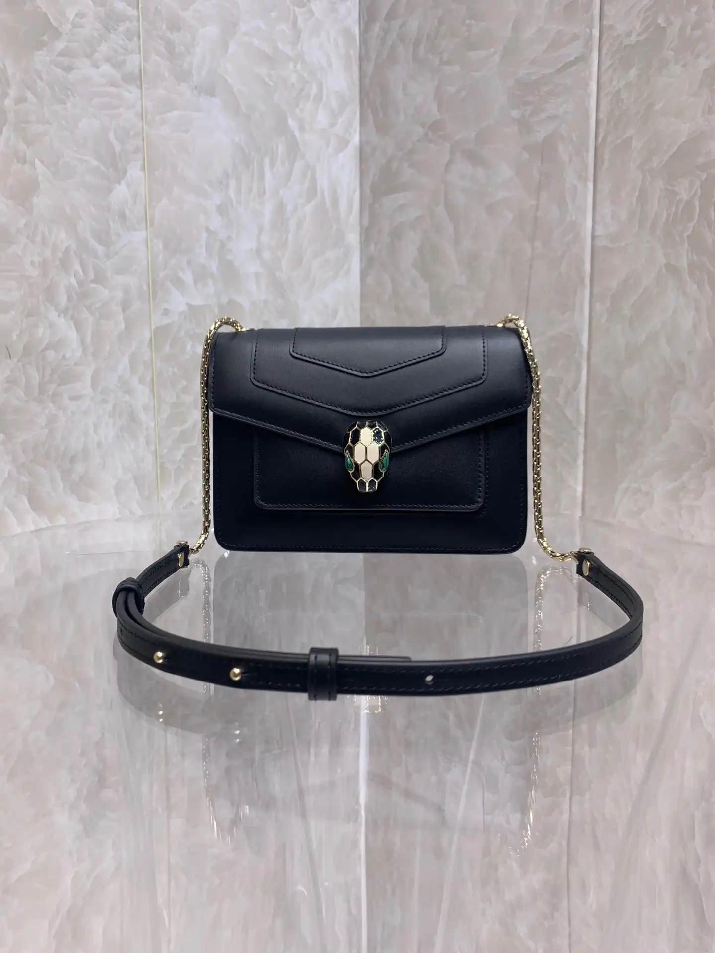 REP BVLGARI SERPENTI FOREVER CROSSBODY BAG 0125