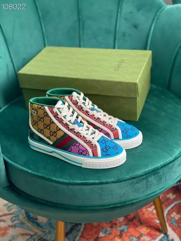 REP GUCCI Tennis 1977 GG Multicolor high-top 0119