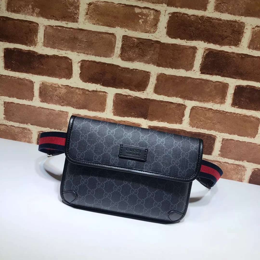 Repladies REP GUCCI GG Black belt bag 0113