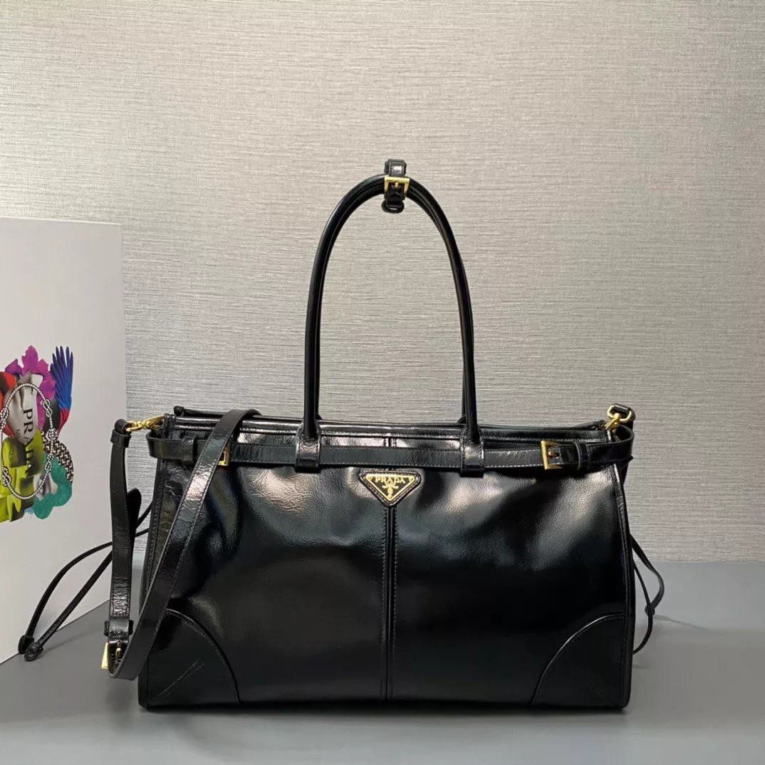 REP Prada Large leather handbag 0118