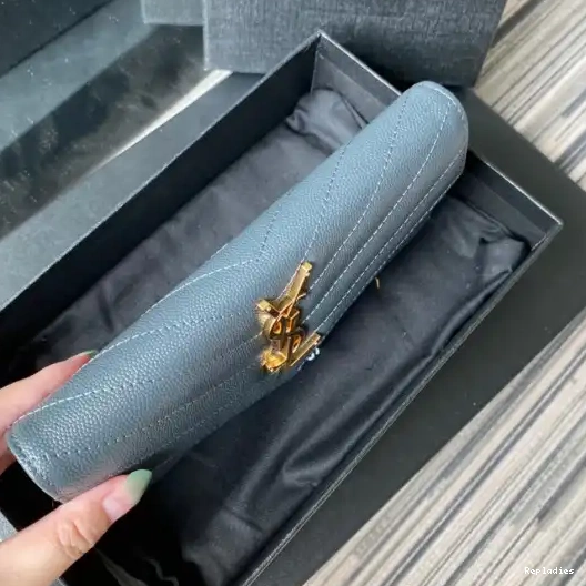 Repladies REP LARGE WALLET FLAP MONOGRAM YSL 0218