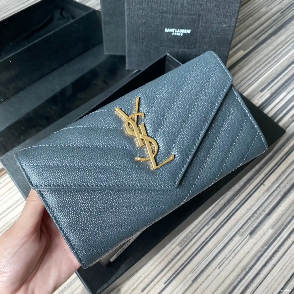 Repladies REP LARGE WALLET FLAP MONOGRAM YSL 0218