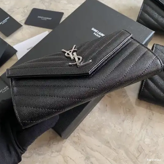 Repladies REP LARGE FLAP MONOGRAM WALLET YSL 0208