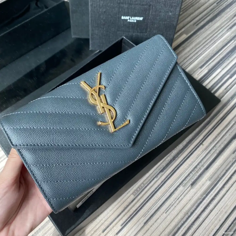 Repladies REP LARGE WALLET FLAP MONOGRAM YSL 0218