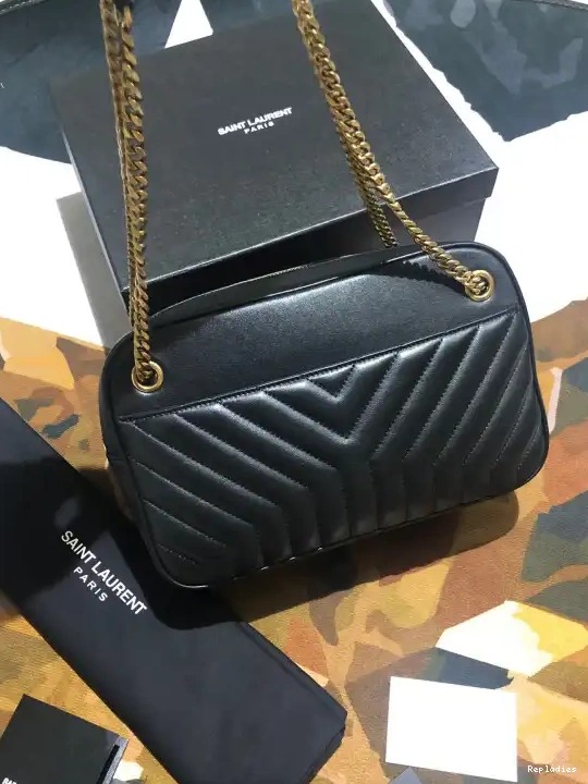 Repzbay REP YSL IN JOAN CAMERA LEATHER Y-QUILTED BAG SMOOTH 0210