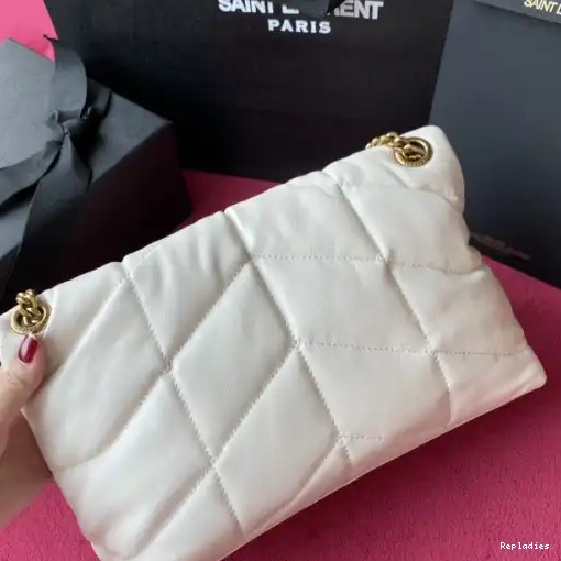 Repzbay REP LAMBSKIN QUILTED IN SMALL PUFFER BAG YSL 0220