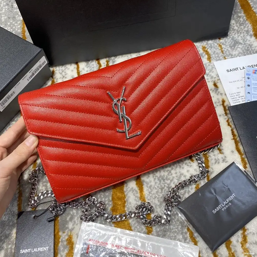 Rep ladies REP CHAIN YSL CASSANDRE MATELASSÉ WALLET 0219