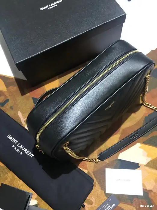 Repzbay REP YSL IN JOAN CAMERA LEATHER Y-QUILTED BAG SMOOTH 0210