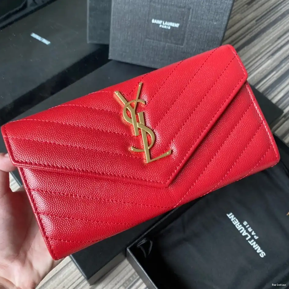 Repladies REP LARGE MONOGRAM FLAP YSL WALLET 0213