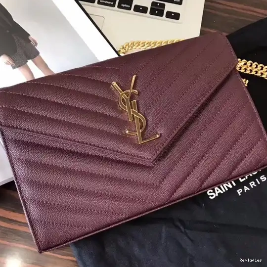 Rep ladies REP MATELASSÉ CASSANDRE CHAIN YSL WALLET 0213