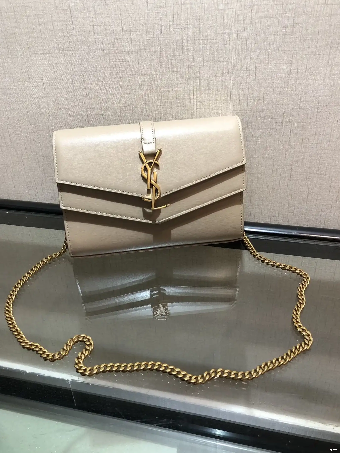 Rep ladies REP YSL MEDIUM SULPICE WALLET CHAIN 0215