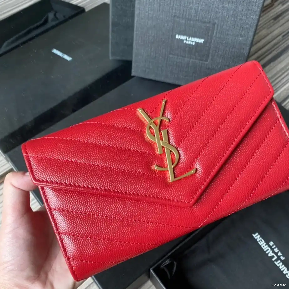 Repladies REP LARGE MONOGRAM FLAP YSL WALLET 0213